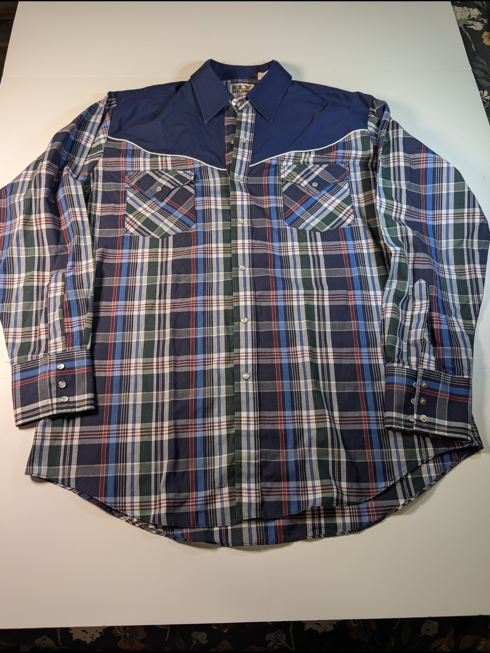 Vintage Ely Cattleman Western Shirt Mens Large